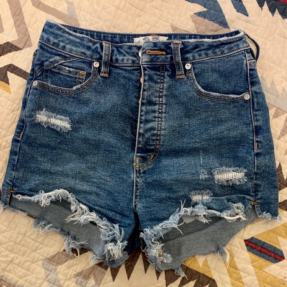 Free People CRVY Vintage High Rise Shorts
